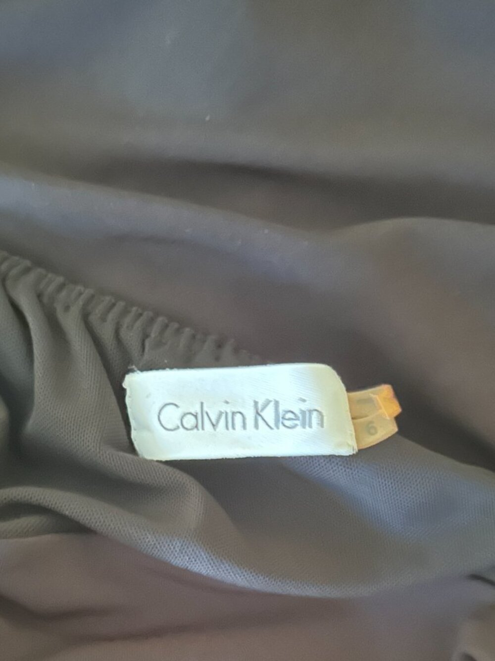 Black Minimalist Calvin Klein Dress Size 6 - Picture 8 of 9